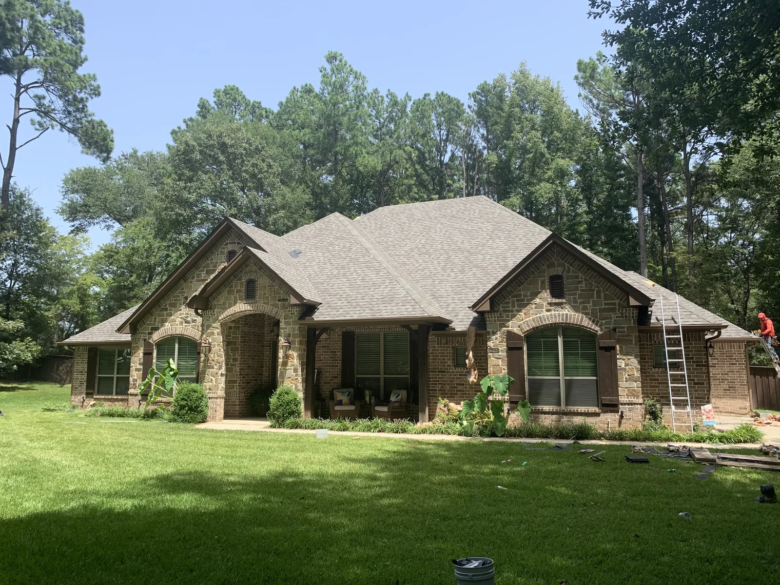 Roof repair project, Tyler TX